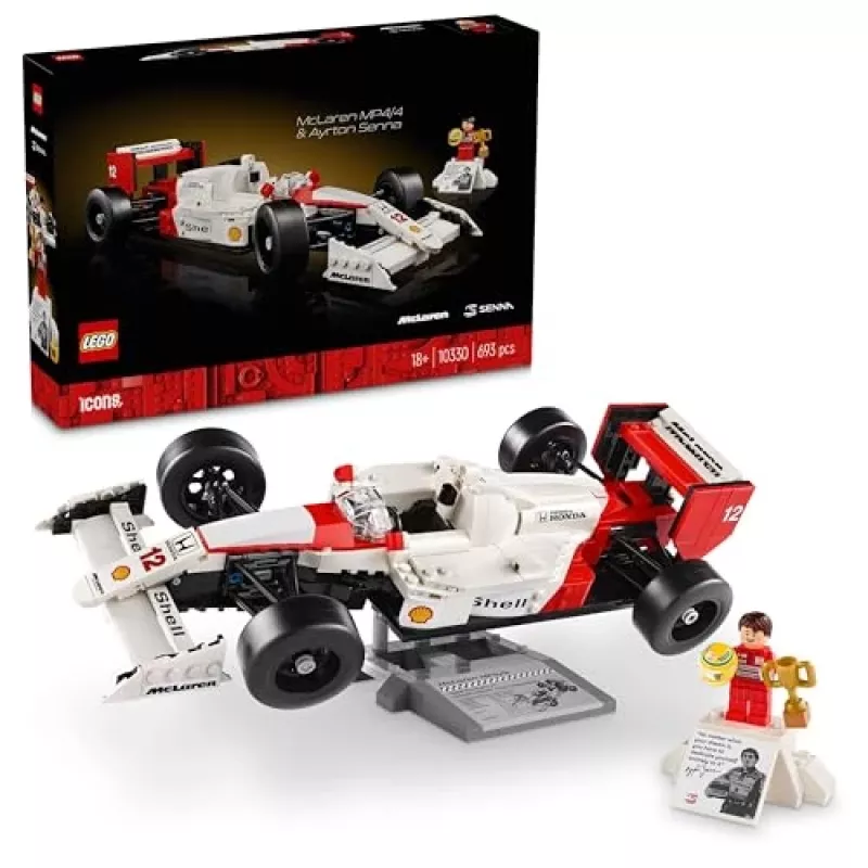 LEGO ICONS McLaren MP4/4 Ayrton Senna 10330 – konstruktorius modelis suaugusiems