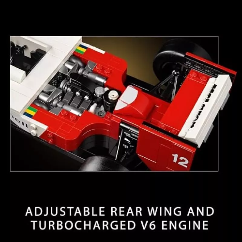 LEGO ICONS McLaren MP4/4 Ayrton Senna 10330 – konstruktorius modelis suaugusiems