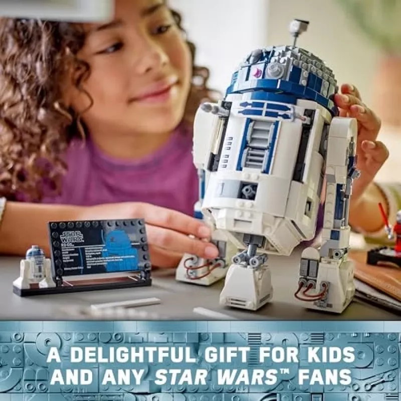 LEGO statomas droidas R2-D2 rinkinys 75379 – 1 050 detalių, 10+ metų, 160×110×240 mm, 0,24 kg