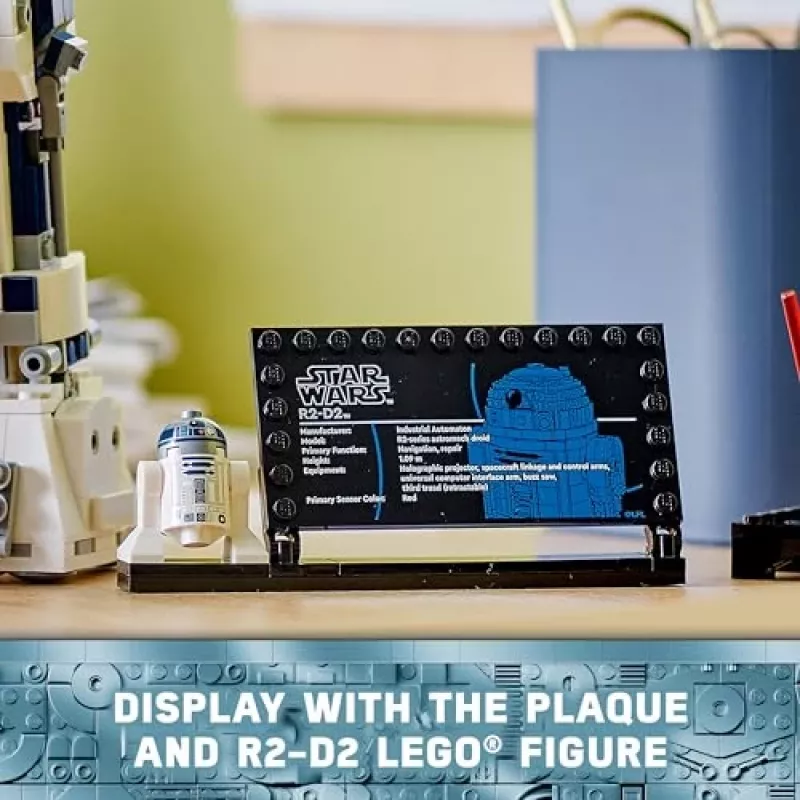 LEGO statomas droidas R2-D2 rinkinys 75379 – 1 050 detalių, 10+ metų, 160×110×240 mm, 0,24 kg