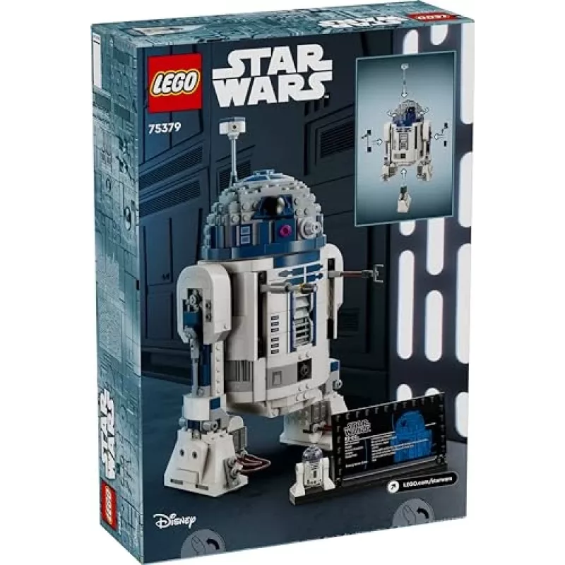 LEGO statomas droidas R2-D2 rinkinys 75379 – 1 050 detalių, 10+ metų, 160×110×240 mm, 0,24 kg