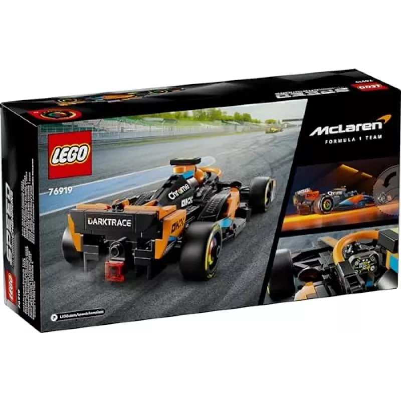 LEGO Speed Champions McLaren Formulė 1 Automobilis 2023 Modelis 76919 rinkinys