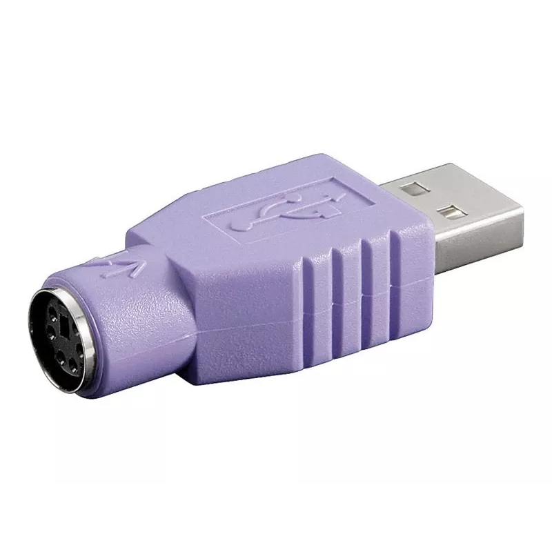 Microconnect USBA-M/PS2-F adapteris spalvos Violet