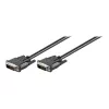 Wentronic Goobay DVI-D FullHD Dual Link kabelis, juodas, 1,8 m - DVI-D kištukas Dual-Link (24+1 kontaktas) > DVI-D kištukas Dual-Link (24+1 kontaktas) (93573)