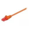 Wentronic Goobay 1 m CAT 6 RJ-45 patch laidas, oranžinis (95262)