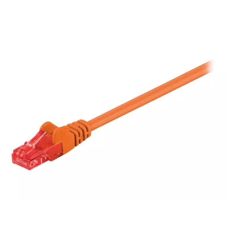 Wentronic Goobay 1 m CAT 6 RJ-45 patch laidas, oranžinis (95262)