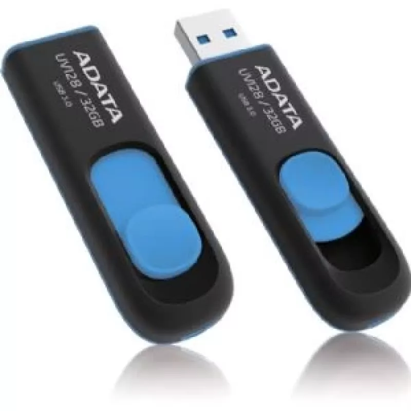 ADATA DashDrive UV128 32GB USB atmintukas USB Type-A 3.2 Gen 1 juodas, mėlynas