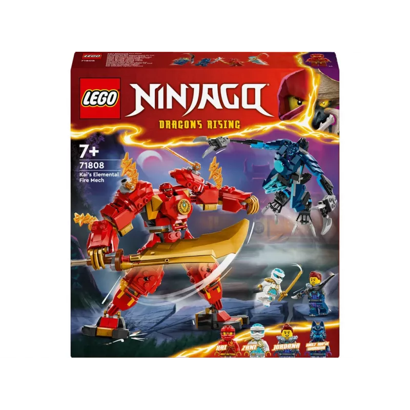 LEGO NINJAGO rinkinys 71808 – 322 dalys, 4 minifigūrėlės, 160 mm aukštis, nuo 7 metų