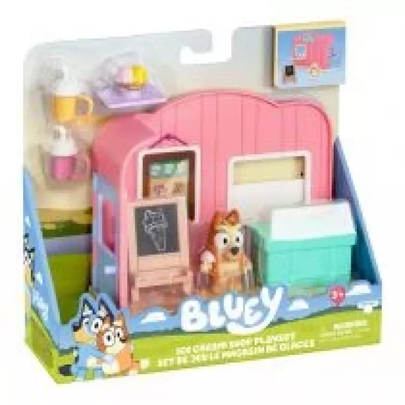 TMTOYS Mini Bluey ledų parduotuvėlė BLU17553 – miniatiūrinės figūrėlės, kolekcinis žaidimų rinkinys