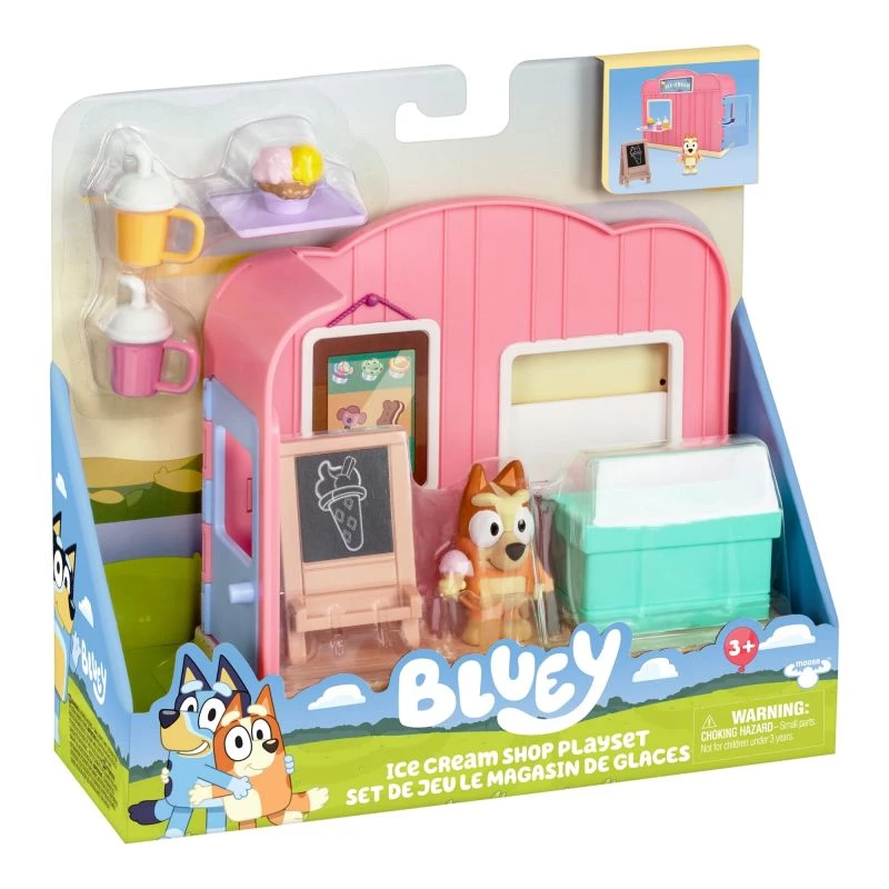 TMTOYS Mini Bluey ledų parduotuvėlė BLU17553 – miniatiūrinės figūrėlės, kolekcinis žaidimų rinkinys