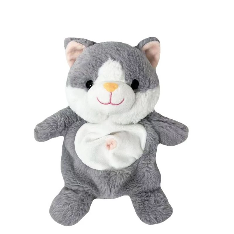 Minkštas kačiukas rankine lėlė TULILO 9343, 26 cm, interaktyvus žaislas