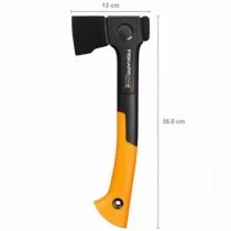 Fiskars 1069102 X14 kirvis 355 mm 750 g su kaltu plieniniu ašmenimis ir ergonomiška rankena