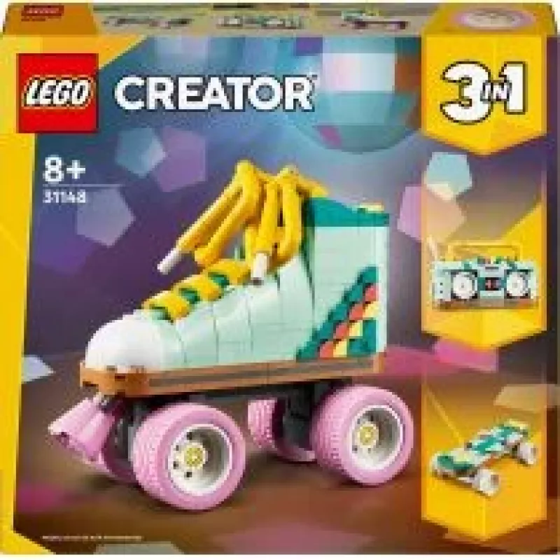 LEGO Creator Retro Roller Skate 31148 2-in-1 modelis, 342 detalės, 140×160×70 mm