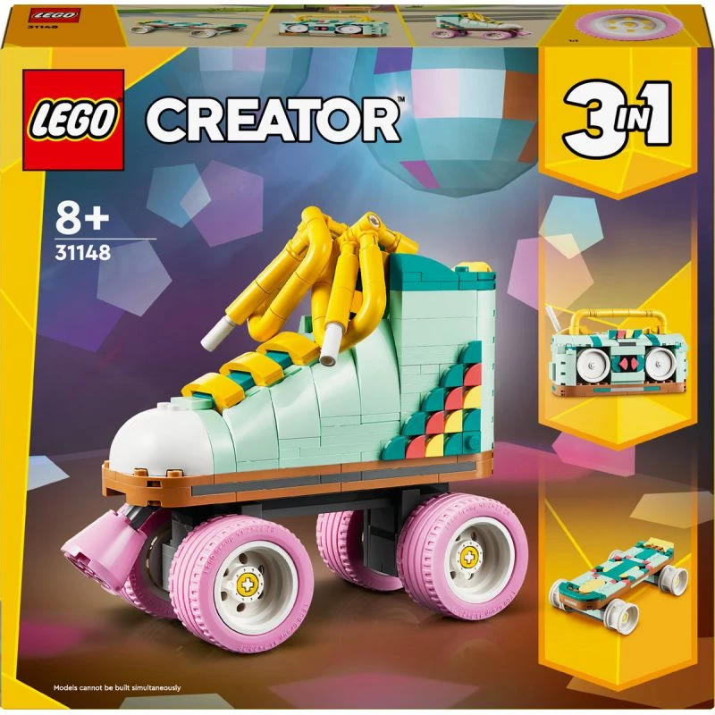 LEGO Creator Retro Roller Skate 31148 2-in-1 modelis, 342 detalės, 140×160×70 mm