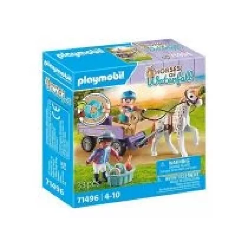 Playmobil 71496 Žirgai prie krioklio: Ponio vežimas
