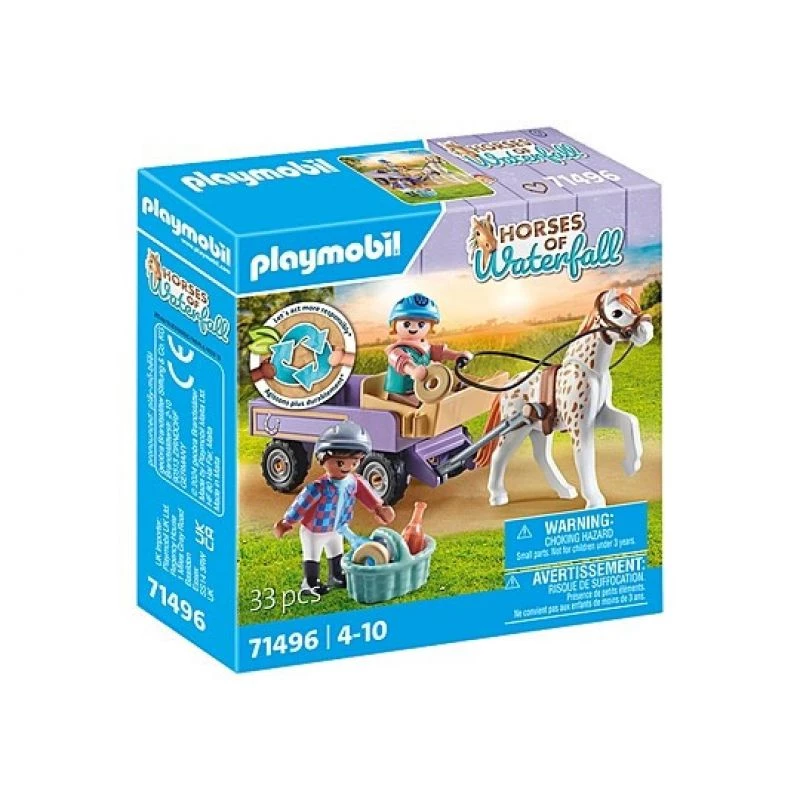 Playmobil 71496 Žirgai prie krioklio: Ponio vežimas