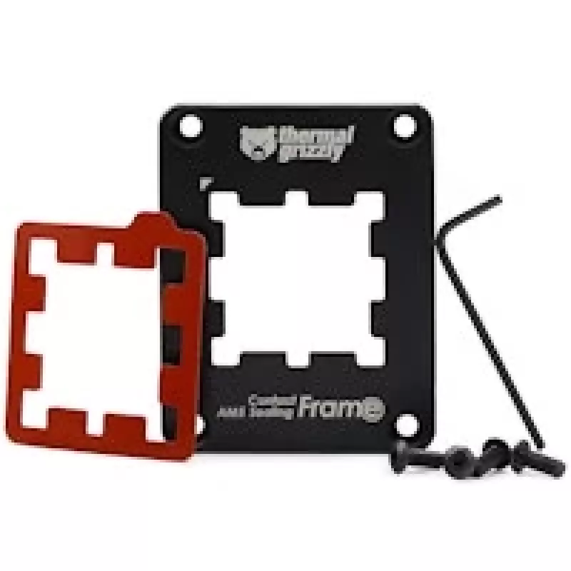 Terminis rėmelis ir CPU apsauga Thermal Grizzly TG-CSF-AM5 aliuminis juodas