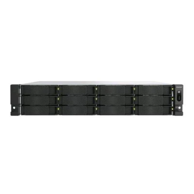 QNAP TS-H1277AXU-RP NAS stelažinis (2U) AMD Ryzen™ 5 16 GB DDR5 0 TB QuTS hero Juodas