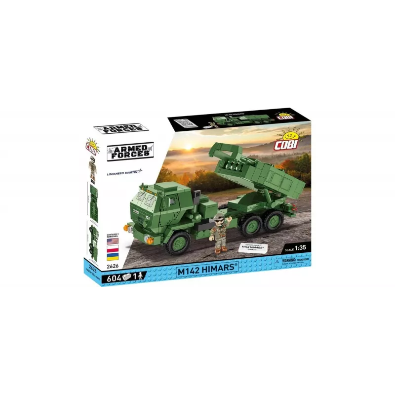COBI 2626 Armed Forces M142 HIMARS 621 kaladėlės