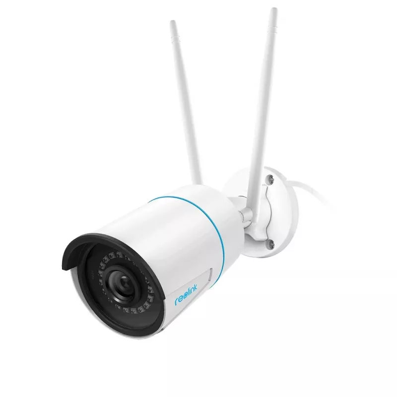 Reolink W320 – 5MP lauko apsaugos kamera, 2,4/5 GHz Wi-Fi, asmens/transporto priemonės/gyvūno aptikimas, 100 pėdų naktinis matymas
