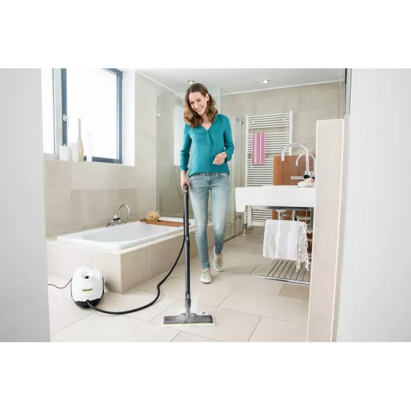 Cilindrinis garų valytuvas Kärcher SC 3 EasyFix — 1900 W, 1 l bakas, 3.5 bar, 2.2 m žarna