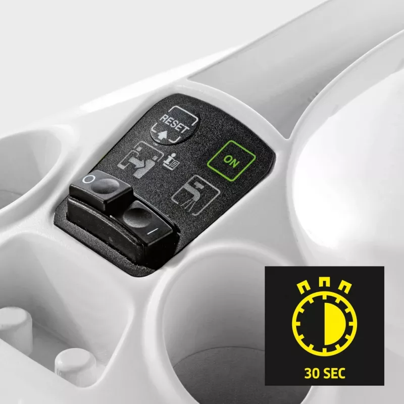 Cilindrinis garų valytuvas Kärcher SC 3 EasyFix — 1900 W, 1 l bakas, 3.5 bar, 2.2 m žarna