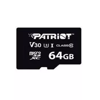 MicroSDXC atminties kortelė PATRIOT VX Series 64 GB UHS-I U3 V30 Class 10 90/80 MB/s atspari vandeniui su rašymo apsauga