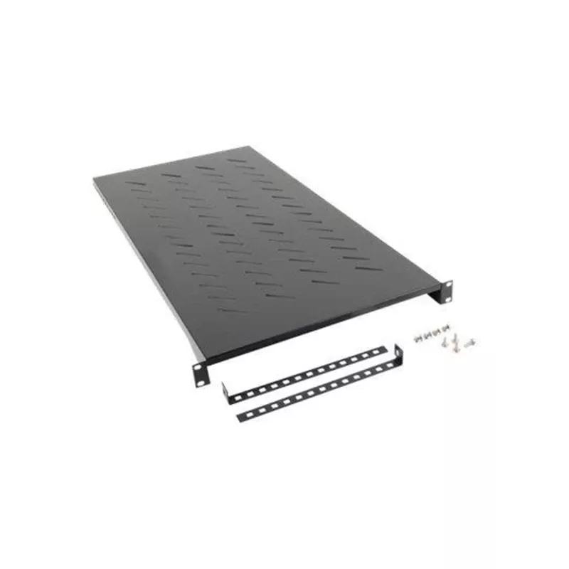 Lentyna stelažinė LANBERG AK-1013-B, 1U, 482,6 mm, 900 mm, juoda