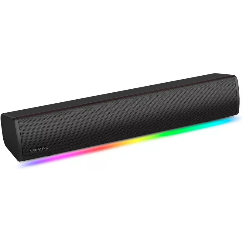 Garsiakalbis Sound Blaster GS3 Kompaktiškas Žaidimų Soundbar su RGB ir SuperWide Technologija, USB Maitinamas, Bluetooth 5.4, Ausinių Išvadas, PC ir Mac