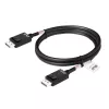 CLUB3D DisplayPort 2.1 dvipusis VESA DP80 sertifikuotas kabelis 4K240Hz, 8K60Hz arba 10K30Hz M/M 1,2 m
