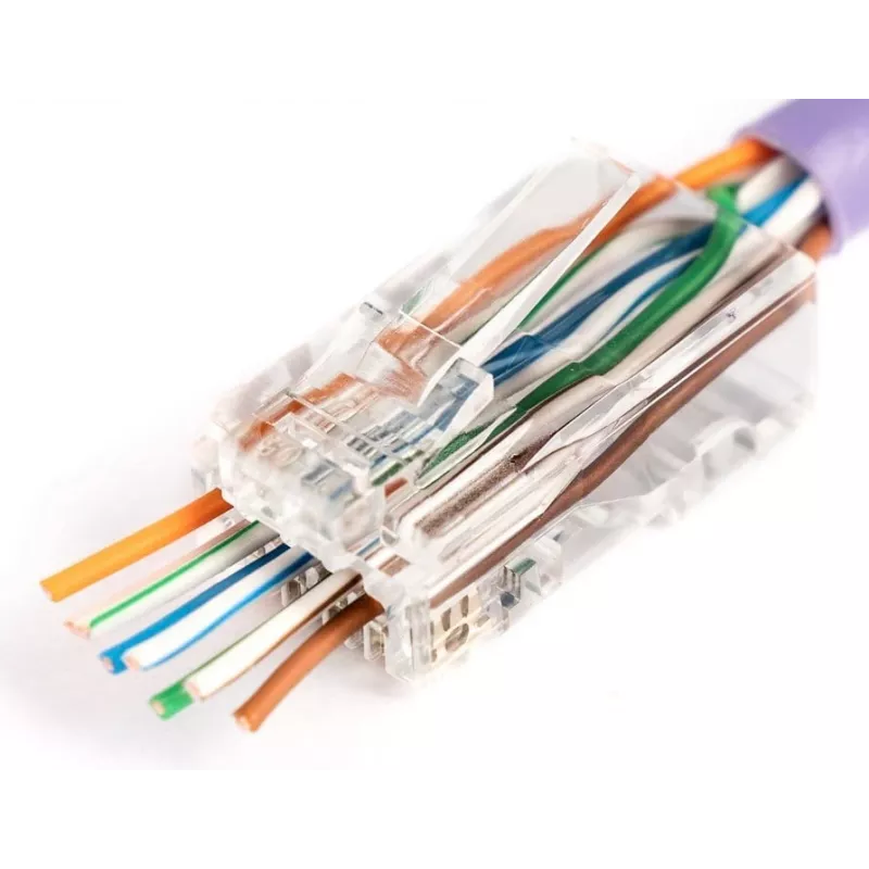 RJ45 kištukas Digitus X-ML-6U-EZ skaidrus vyriškas 100 vnt.