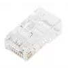 DIGITUS RJ45 modulinis kištukas (8P8C) su praėjimu, CAT 5e, neekranuotas, AWG 26-24, 100 vnt. (X-ML-5U-EZ)