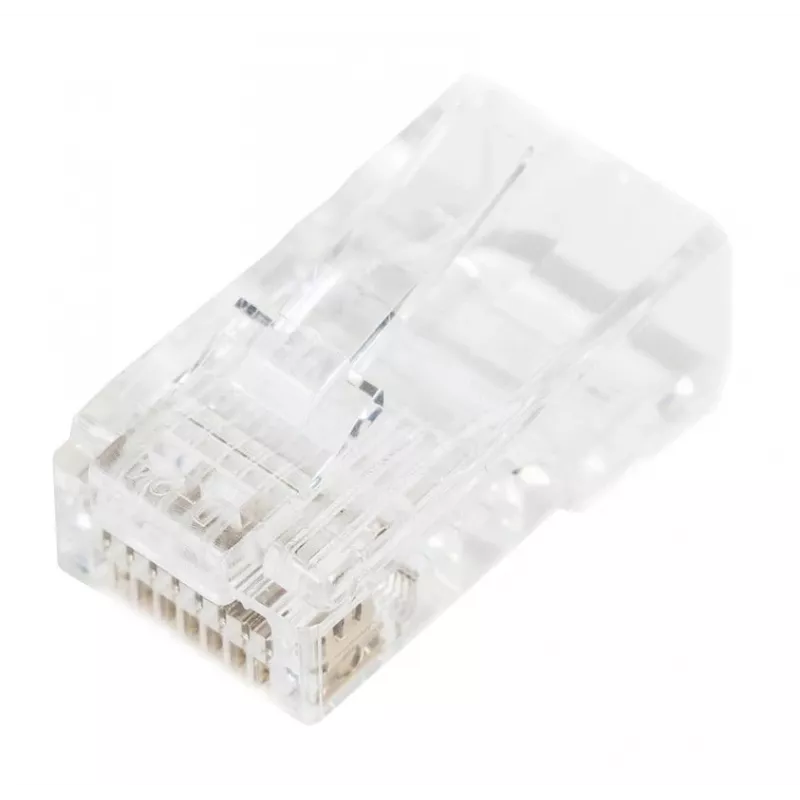 DIGITUS RJ45 modulinis kištukas (8P8C) su praėjimu, CAT 5e, neekranuotas, AWG 26-24, 100 vnt. (X-ML-5U-EZ)