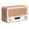 Denver DAB-18LW retro radijas su DAB+, FM ir Bluetooth, baltas