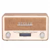 Denver DAB-18LW retro radijas su DAB+, FM ir Bluetooth, baltas
