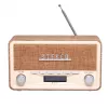 Denver DAB-18LW retro radijas su DAB+, FM ir Bluetooth, baltas