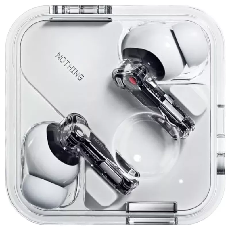 Ausinės Nothing Ear True Wireless Stereo, skaidriai baltos