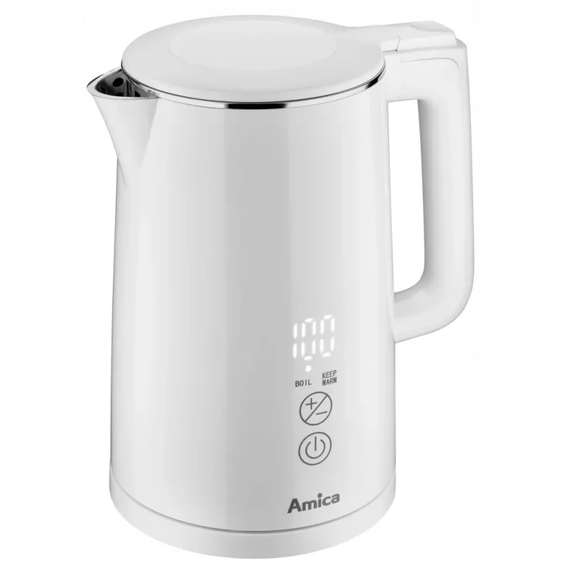 Elektrinis virdulys AMICA 1,5L 2200W Sidabrinis