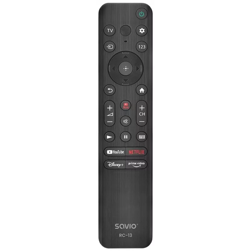Universalaus nuotolinio valdymo pultas Savio RC-13 IR belaidis Sony televizoriams, 10 m veikimo atstumas