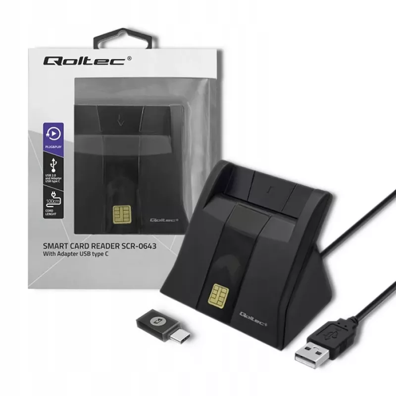 RFID skaitytuvas Qoltec 50643