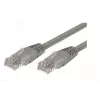 TB AKTBXKS6U100G10 Cat.6 UTP tinklo kabelis su jungtimis, 1 m, pilkas, 10 vnt. rinkinys