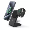 Vidinis įkroviklis Crong CRG-MSPS-BLK išmaniesiems laikrodžiams juodas Lightning USB belaidis