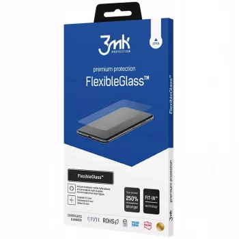 Apsauginis stiklas 3mk FlexibleGlass Samsung Galaxy S24 Ultra ekranui hibridinis stiklas