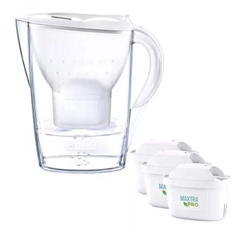 Brita Marella+ 3 kasečių PRO White 2.4 balta