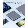 AUKEY Sprint X 20000mAh 100W nešiojamojo kompiuterio power bank su PD3.0 - Pilka
