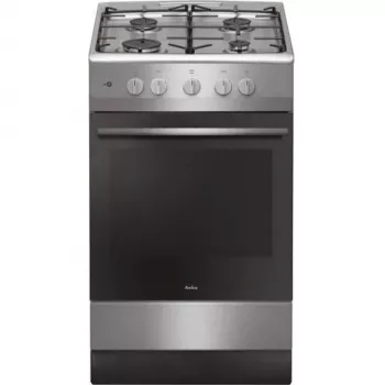 Dujinė viryklė Amica 57GGH4.23ZPF Xx, nerūdijantis plienas, 50 cm