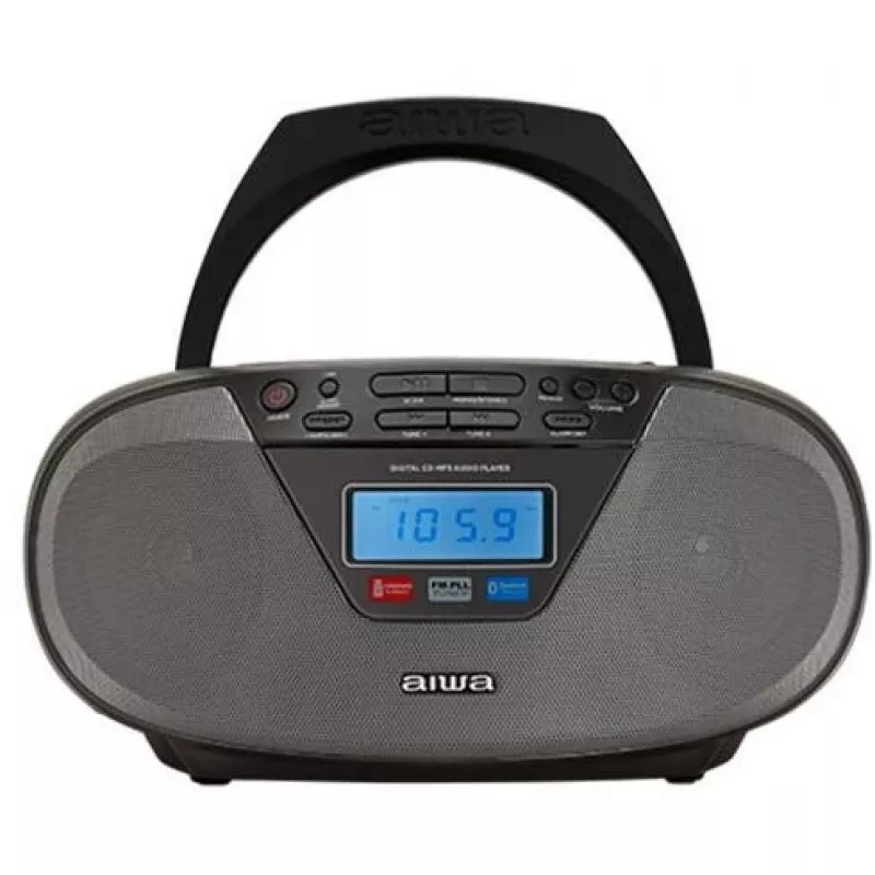 Mikro audio sistema Aiwa BBTU-400BK, CD/MP3/FM-PLL/BT grotuvas (Juoda)