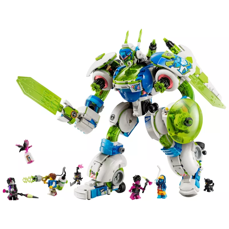 Konstrukcinis žaislas LEGO Mateo ir Z-Blob riterio mechas 71485 – minifigūrėlė ir pastatomas mecho rinkinys