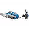 LEGO Star Wars Kapitono Rekso Y-Wing mikrokovas – Žvaigždžių karų: Klonų karai žaislinis erdvėlaivis su minifigūrėle, 6+ metų berniukams