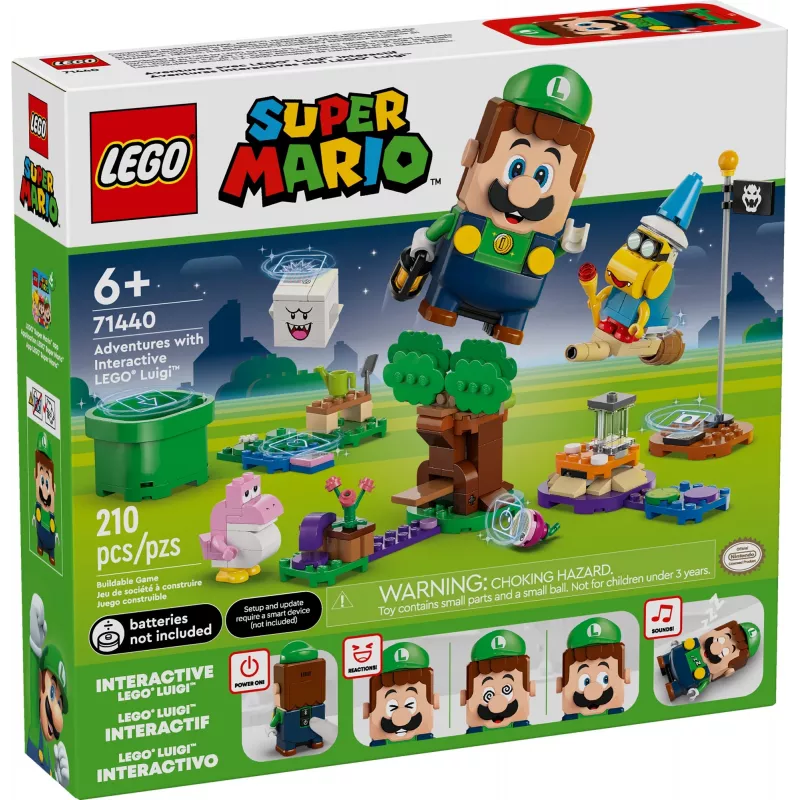 Konstruktorius LEGO 71440 Super Mario interaktyvi LEGO Luigi figūrėlė